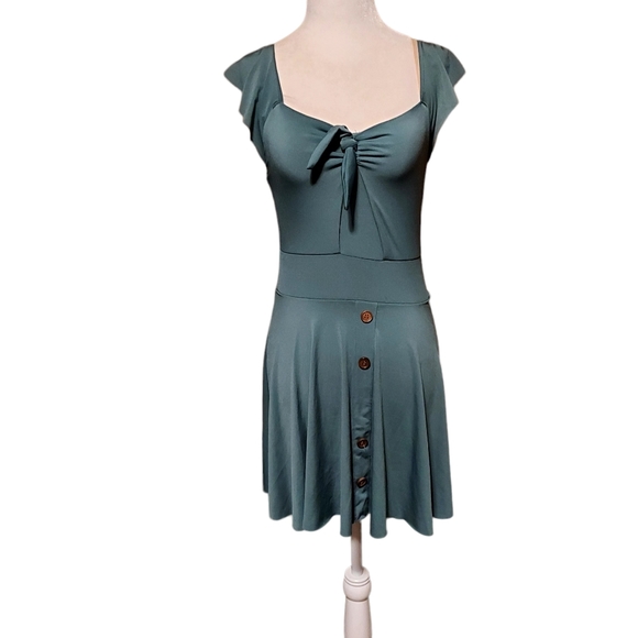 Weissman Lc S Shorts Jumper Romper Body Suit Green Adjustable Soft Stret… - Picture 1 of 4